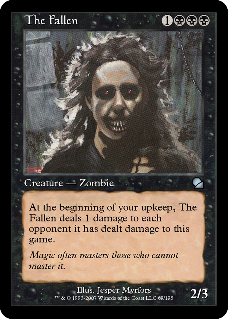 The Fallen (ME1-069) - Masters Edition - Premium MTG Single from Wizards of the Coast - Just $0! Shop now at Game Crave Tournament Store