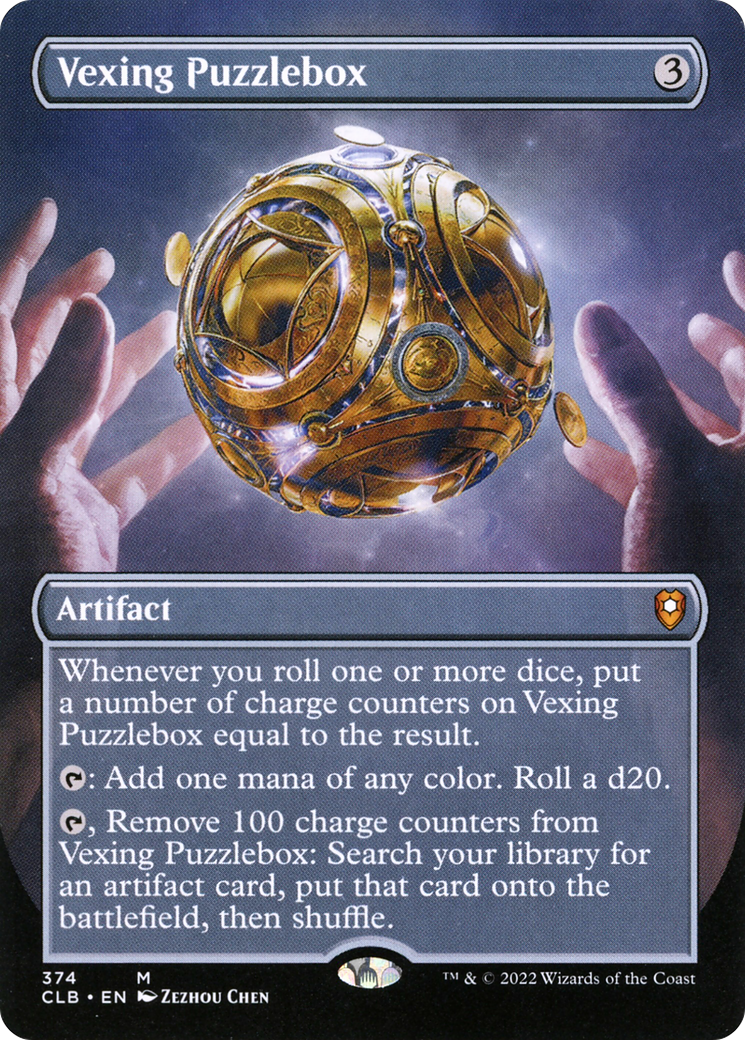 Vexing Puzzlebox (CLB-374) - Commander Legends: Battle for Baldur's Gate (Borderless) - Premium MTG Single from Wizards of the Coast - Just $1.10! Shop now at Game Crave Tournament Store