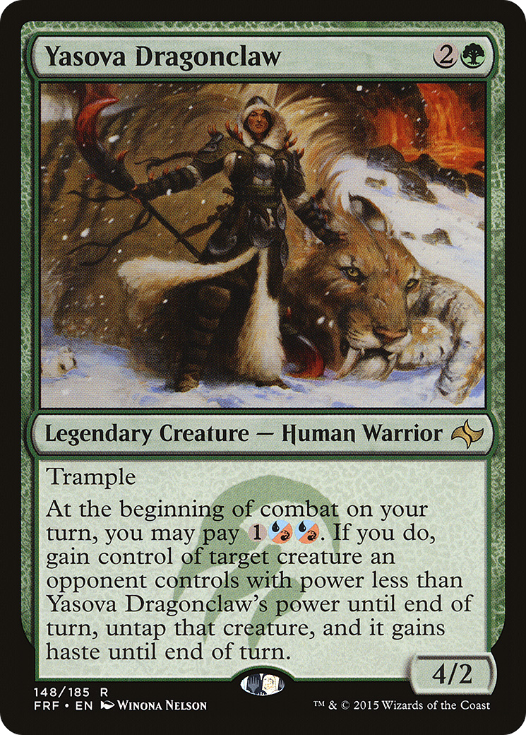 Yasova Dragonclaw (FRF-148) - Fate Reforged Foil - Premium MTG Single from Wizards of the Coast - Just $0.21! Shop now at Game Crave Tournament Store