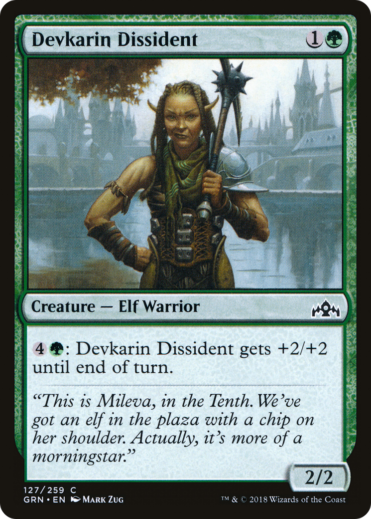Devkarin Dissident (GRN-127) - Guilds of Ravnica - Premium MTG Single from Wizards of the Coast - Just $0.08! Shop now at Game Crave Tournament Store