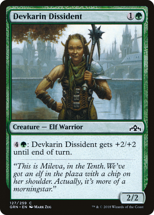 Devkarin Dissident (GRN-127) - Guilds of Ravnica - Premium MTG Single from Wizards of the Coast - Just $0.08! Shop now at Game Crave Tournament Store