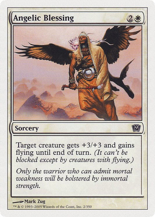 Angelic Blessing (9ED-002) - Ninth Edition - Premium MTG Single from Wizards of the Coast - Just $0.08! Shop now at Game Crave Tournament Store