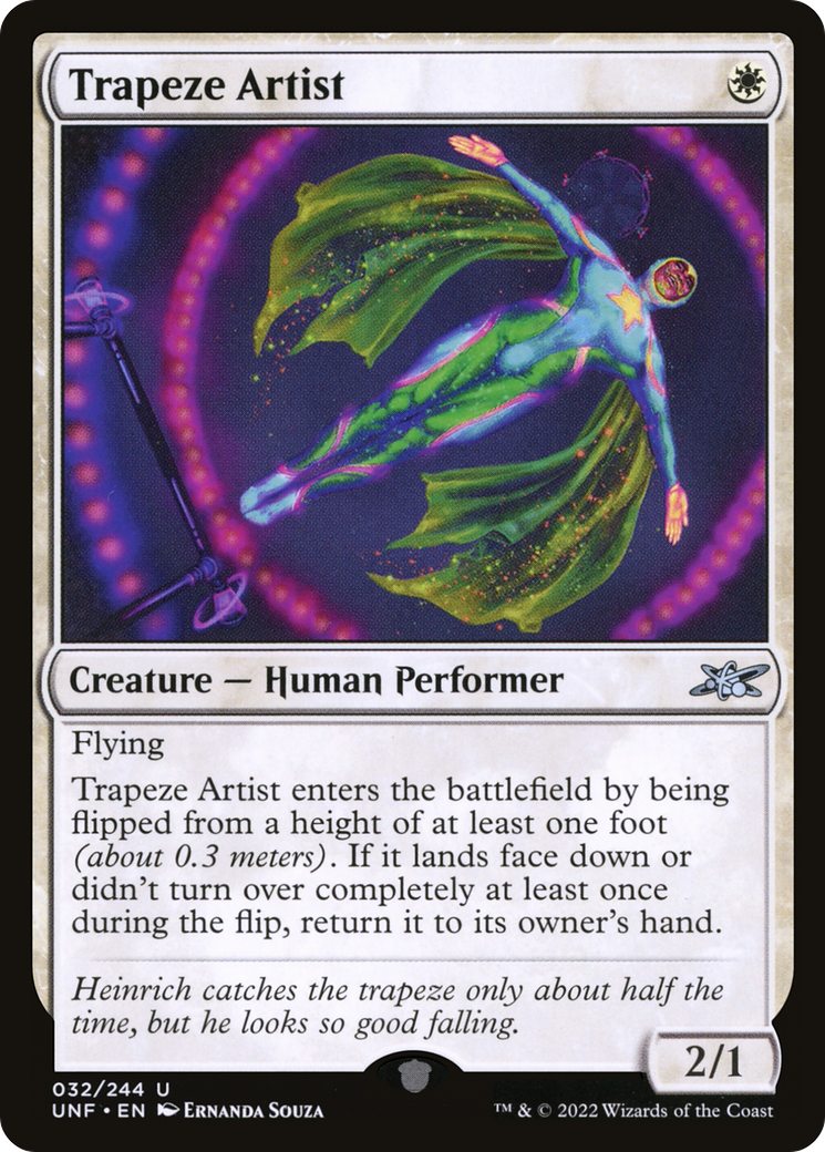 Trapeze Artist (UNF-032) - Unfinity - Premium MTG Single from Wizards of the Coast - Just $0.08! Shop now at Game Crave Tournament Store