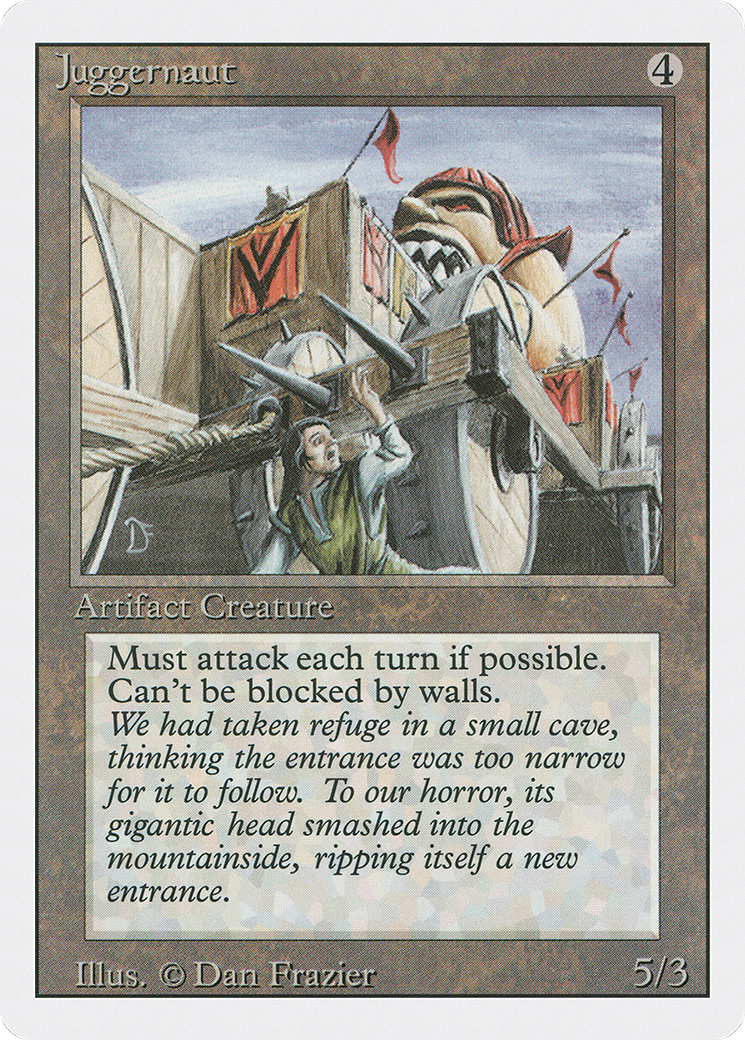 Juggernaut (3ED-259) - Revised Edition - Premium MTG Single from Wizards of the Coast - Just $0.13! Shop now at Game Crave Tournament Store