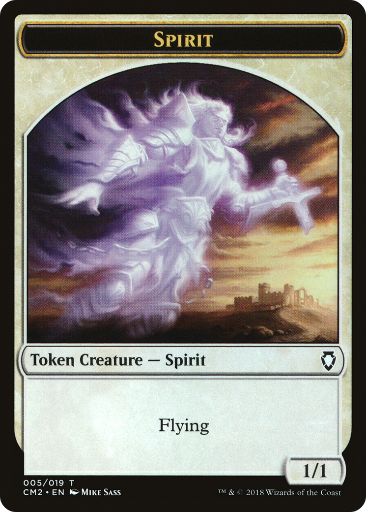 Spirit (TCM2-005) - Commander Anthology Volume II Tokens - Premium MTG Single from Wizards of the Coast - Just $0.08! Shop now at Game Crave Tournament Store