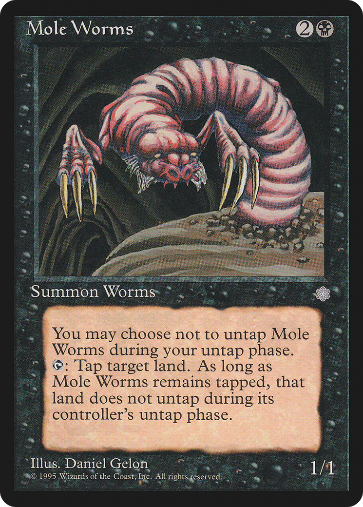 Mole Worms (ICE-152) - Ice Age - Premium MTG Single from Wizards of the Coast - Just $0.08! Shop now at Game Crave Tournament Store