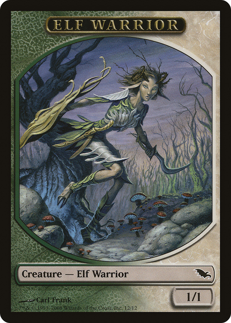 Elf Warrior (TSHM-012) - Shadowmoor Tokens - Premium MTG Single from Wizards of the Coast - Just $0.35! Shop now at Game Crave Tournament Store