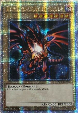 Red-Eyes Black Dragon (Quarter Century Secret Rare) (LC01-EN006) - Legendary Collection: 25th Anniversary Edition Limited - Premium Yugioh Single from Konami - Just $4.86! Shop now at Game Crave Tournament Store