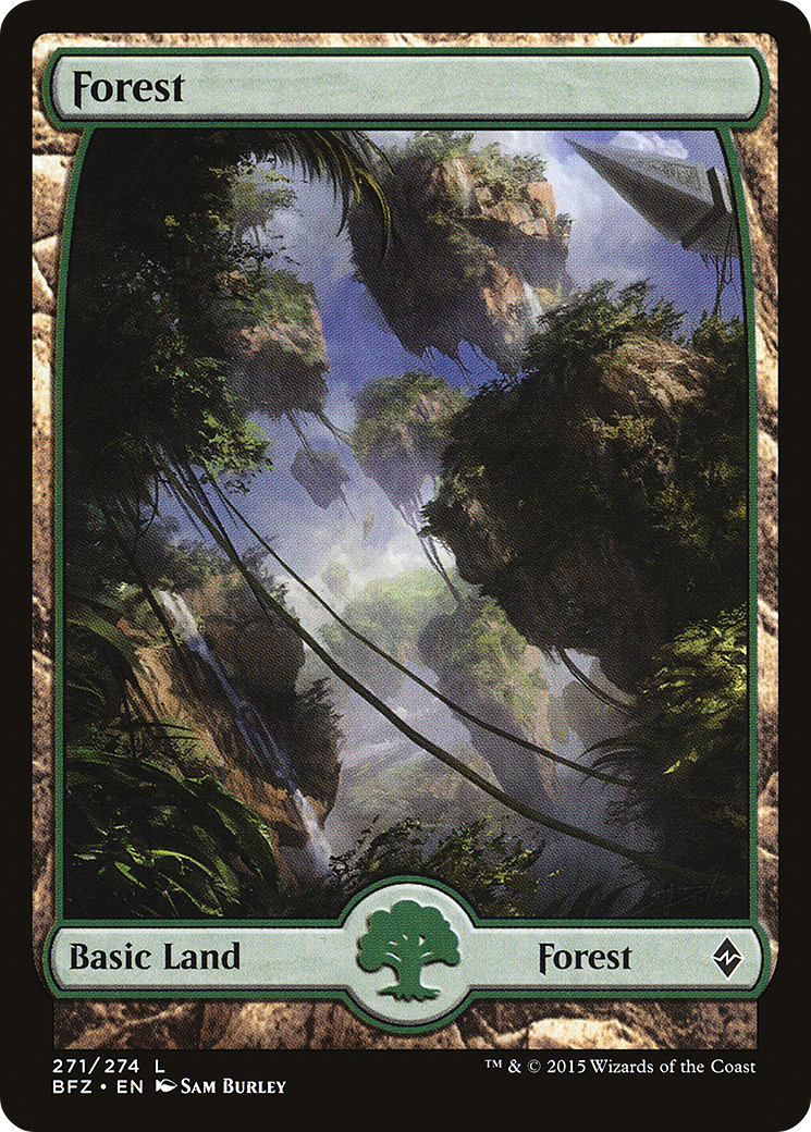 Forest (BFZ-271) - Battle for Zendikar - Premium MTG Single from Wizards of the Coast - Just $0.08! Shop now at Game Crave Tournament Store