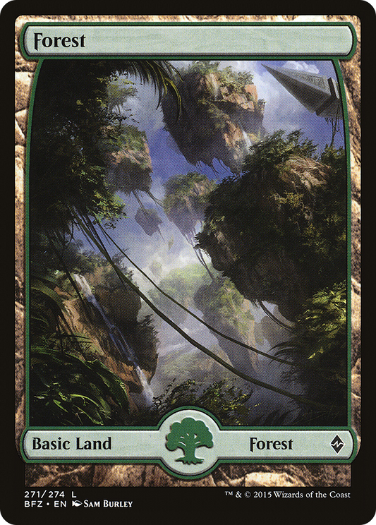 Forest (BFZ-271) - Battle for Zendikar - Premium MTG Single from Wizards of the Coast - Just $0.08! Shop now at Game Crave Tournament Store