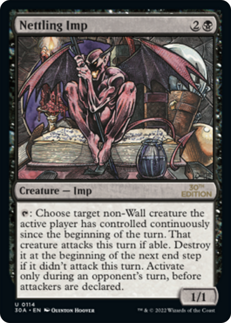 Nettling Imp (30A-114) - 30th Anniversary Edition - Premium MTG Single from Wizards of the Coast - Just $0.24! Shop now at Game Crave Tournament Store