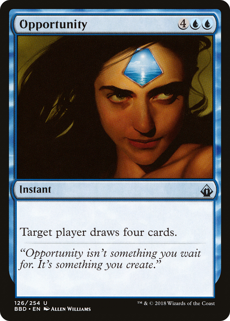Opportunity (BBD-126) - Battlebond - Premium MTG Single from Wizards of the Coast - Just $0.08! Shop now at Game Crave Tournament Store