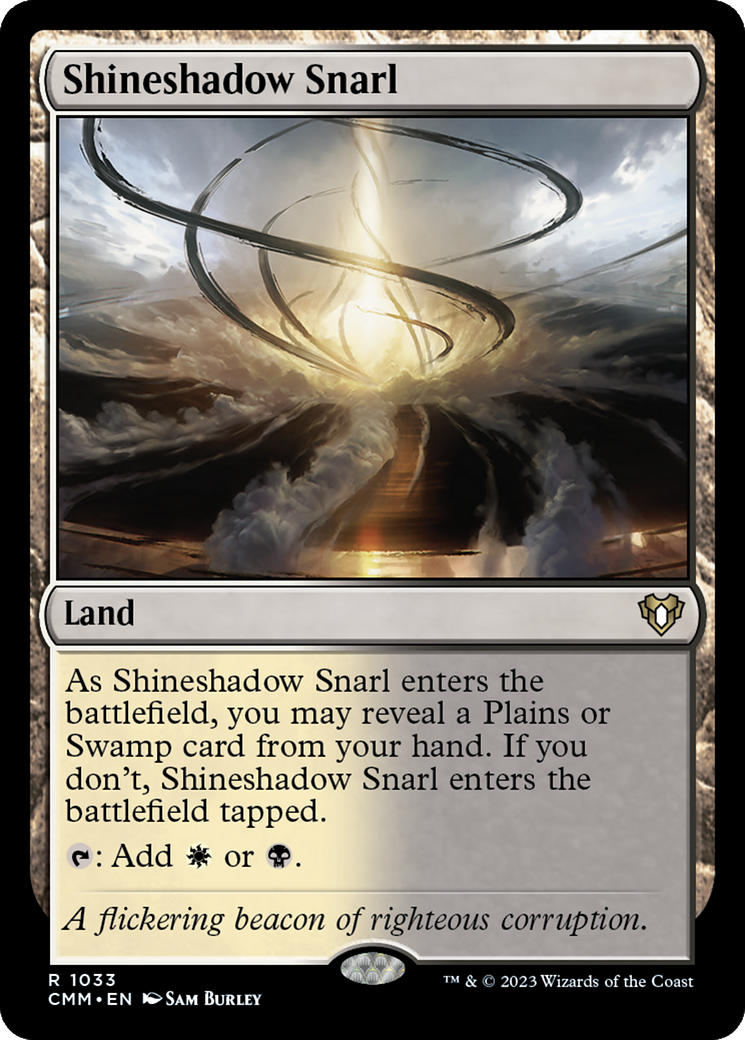 Shineshadow Snarl (CMM-1033) - Commander Masters - Premium MTG Single from Wizards of the Coast - Just $0.10! Shop now at Game Crave Tournament Store