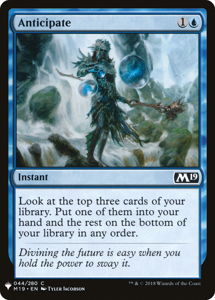 Anticipate (MB1-287) - Mystery Booster - Premium MTG Single from Wizards of the Coast - Just $0.08! Shop now at Game Crave Tournament Store
