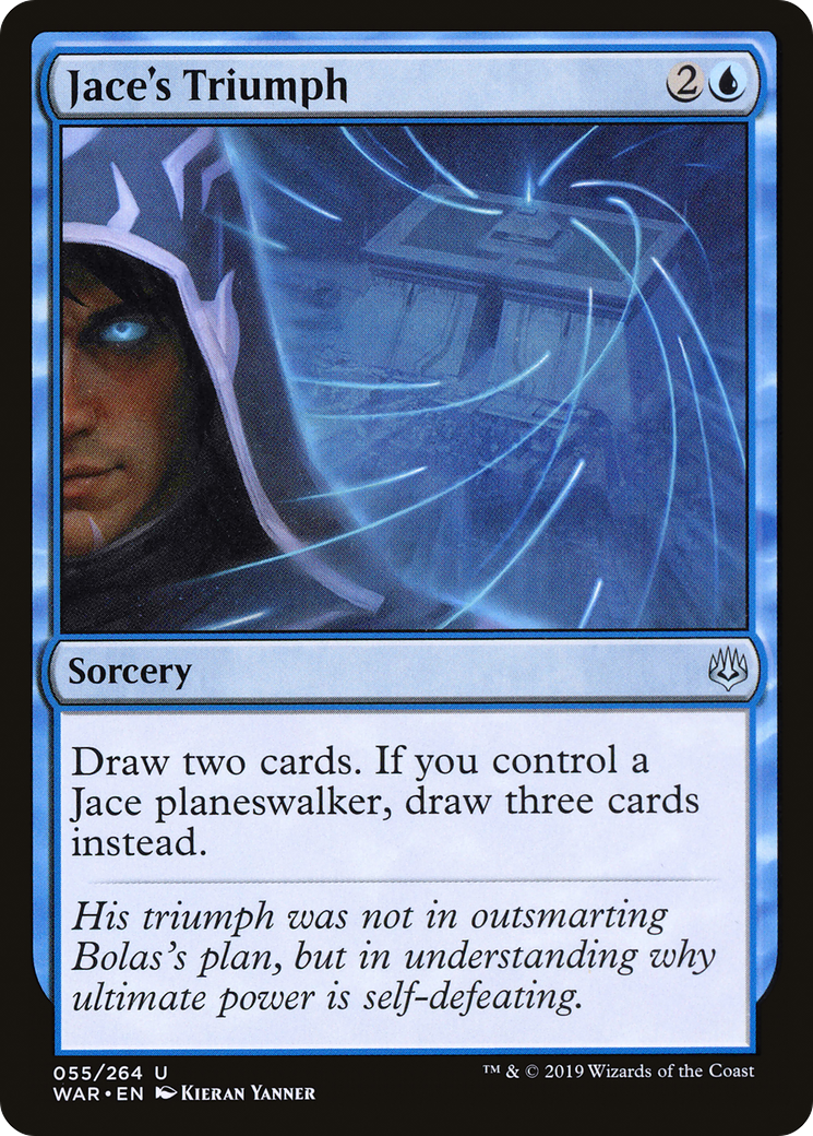 Jace's Triumph (WAR-055) - War of the Spark - Premium MTG Single from Wizards of the Coast - Just $0.08! Shop now at Game Crave Tournament Store
