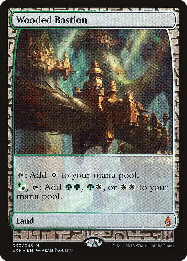 Wooded Bastion (EXP-030) - Zendikar Expeditions Foil - Premium MTG Single from Wizards of the Coast - Just $8.12! Shop now at Game Crave Tournament Store