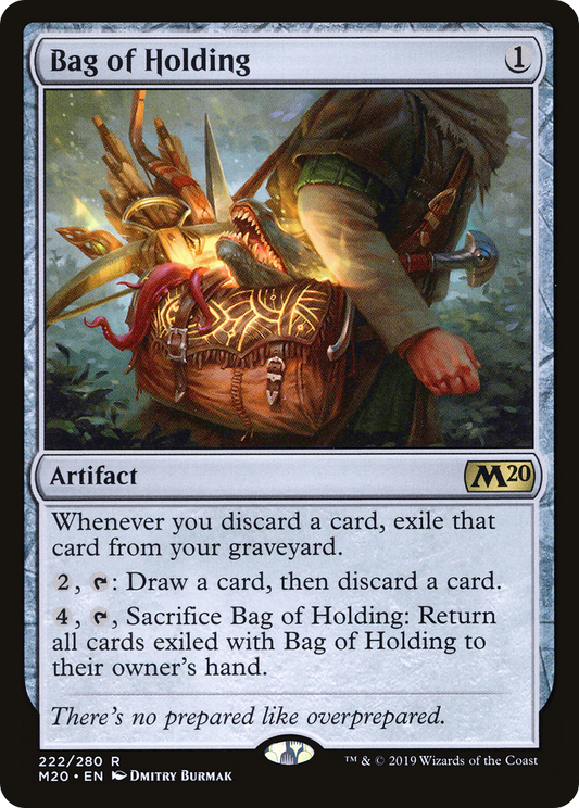 Bag of Holding (M20-222) - Core Set 2020 - Premium MTG Single from Wizards of the Coast - Just $0.08! Shop now at Game Crave Tournament Store