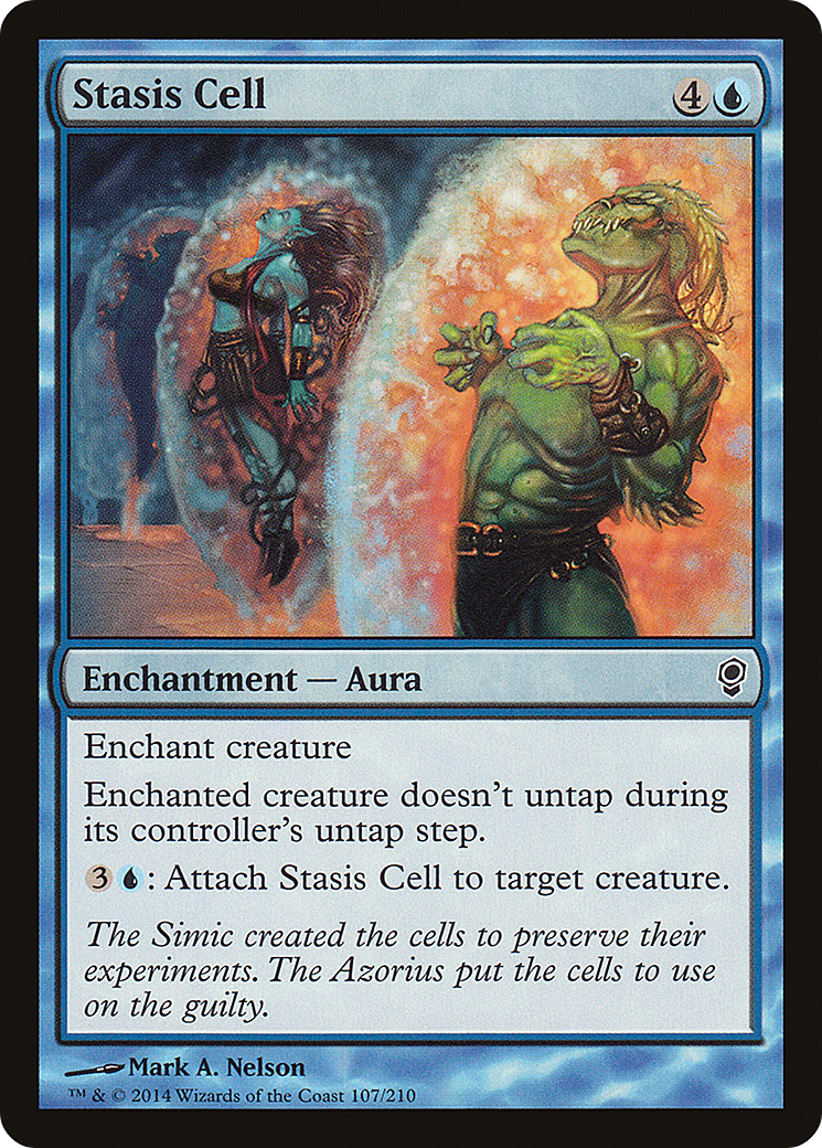 Stasis Cell (CNS-107) - Conspiracy Foil - Premium MTG Single from Wizards of the Coast - Just $0.08! Shop now at Game Crave Tournament Store
