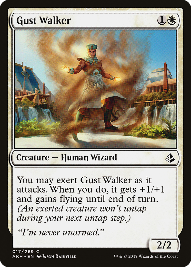 Gust Walker (AKH-017) - Amonkhet - Premium MTG Single from Wizards of the Coast - Just $0.08! Shop now at Game Crave Tournament Store