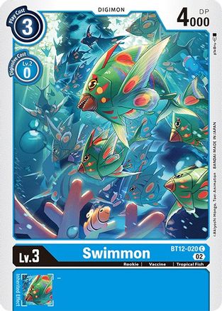 Swimmon (BT12-020) - Across Time - Premium Digimon Single from Bandai - Just $0.08! Shop now at Game Crave Tournament Store