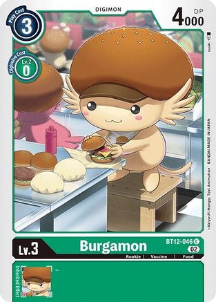 Burgamon (BT12-046) - Across Time - Premium Digimon Single from Bandai - Just $0.08! Shop now at Game Crave Tournament Store
