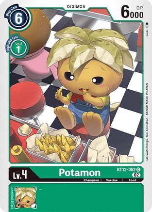 Potamon (BT12-052) - Across Time - Premium Digimon Single from Bandai - Just $0.25! Shop now at Game Crave Tournament Store