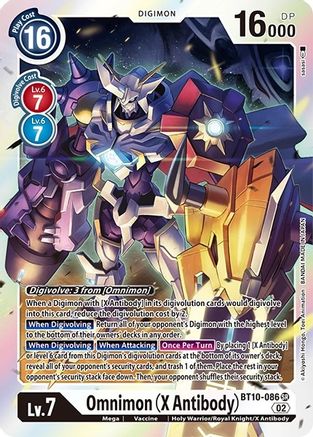 Omnimon (X Antibody) (BT10-086) - Revision Pack Cards - Premium Digimon Single from Bandai - Just $0.29! Shop now at Game Crave Tournament Store