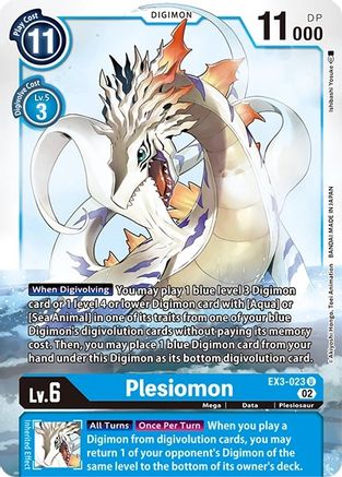 Plesiomon (EX3-023) - Revision Pack Cards - Premium Digimon Single from Bandai - Just $0.08! Shop now at Game Crave Tournament Store