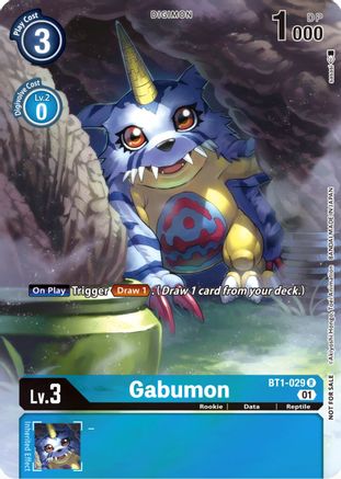 Gabumon - BT1-029 (Official Tournament Pack Vol.9) (BT1-029) - Release Special Booster Foil - Premium Digimon Single from Bandai - Just $0.08! Shop now at Game Crave Tournament Store