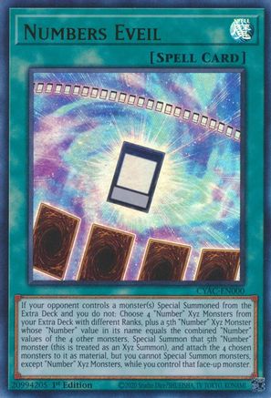 Numbers Eveil (CYAC-EN000) - Cyberstorm Access 1st Edition - Premium Yugioh Single from Konami - Just $0.08! Shop now at Game Crave Tournament Store