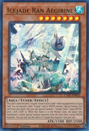 Icejade Ran Aegirine (CYAC-EN010) - Cyberstorm Access 1st Edition - Premium Yugioh Single from Konami - Just $0.37! Shop now at Game Crave Tournament Store