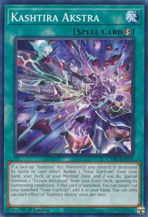 Kashtira Akstra (CYAC-EN055) - Cyberstorm Access 1st Edition - Premium Yugioh Single from Konami - Just $0.25! Shop now at Game Crave Tournament Store