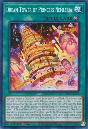 Dream Tower of Princess Nemleria (CYAC-EN059) - Cyberstorm Access 1st Edition - Premium Yugioh Single from Konami - Just $0.08! Shop now at Game Crave Tournament Store