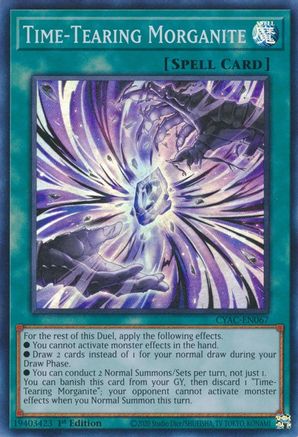 Time-Tearing Morganite (CYAC-EN067) - Cyberstorm Access 1st Edition - Premium Yugioh Single from Konami - Just $0.89! Shop now at Game Crave Tournament Store