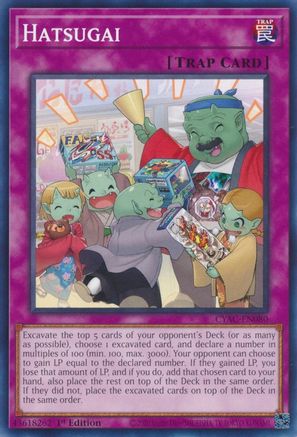 Hatsugai (CYAC-EN080) - Cyberstorm Access 1st Edition - Premium Yugioh Single from Konami - Just $0.25! Shop now at Game Crave Tournament Store