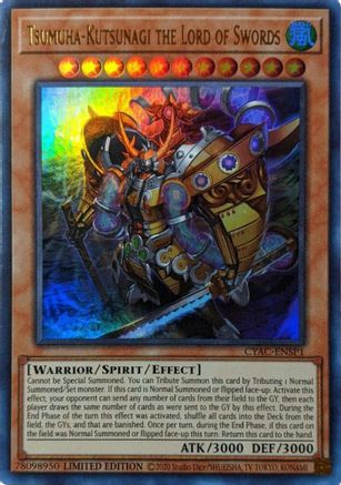 Tsumuha-Kutsunagi the Lord of Swords (CYAC-ENSP1) - Cyberstorm Access Limited - Premium Yugioh Single from Konami - Just $0.66! Shop now at Game Crave Tournament Store