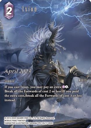 Ixion (April 2023) (REBELLION'S CALL) - Premium Final Fantasy Single from Rebellion's Call - Just $0.54! Shop now at Game Crave Tournament Store