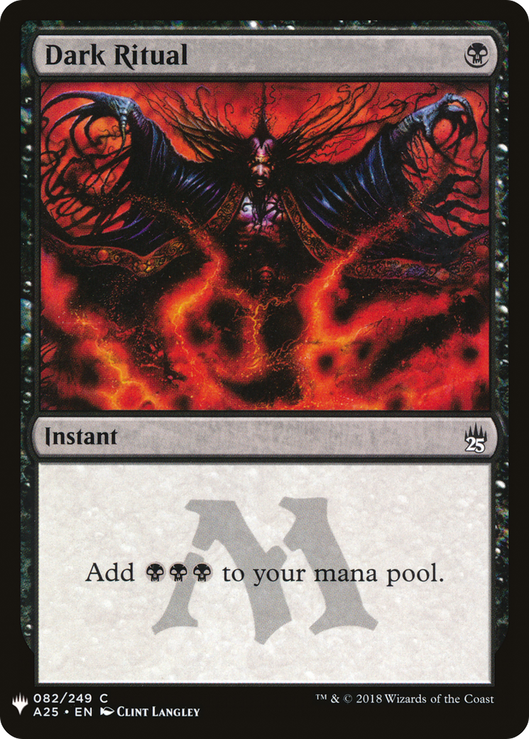Dark Ritual (MB1-611) - Mystery Booster - Premium MTG Single from Wizards of the Coast - Just $0.86! Shop now at Game Crave Tournament Store