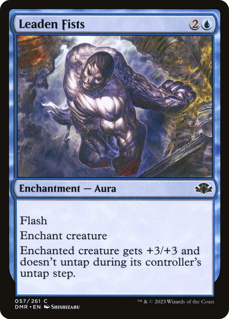 Leaden Fists (DMR-057) - Dominaria Remastered Foil - Premium MTG Single from Wizards of the Coast - Just $0.25! Shop now at Game Crave Tournament Store