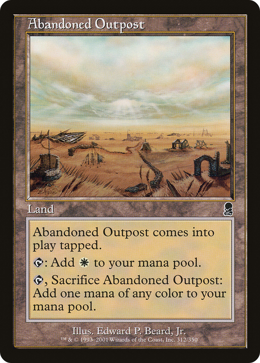 Abandoned Outpost (ODY-312) - Odyssey - Premium MTG Single from Wizards of the Coast - Just $0.08! Shop now at Game Crave Tournament Store