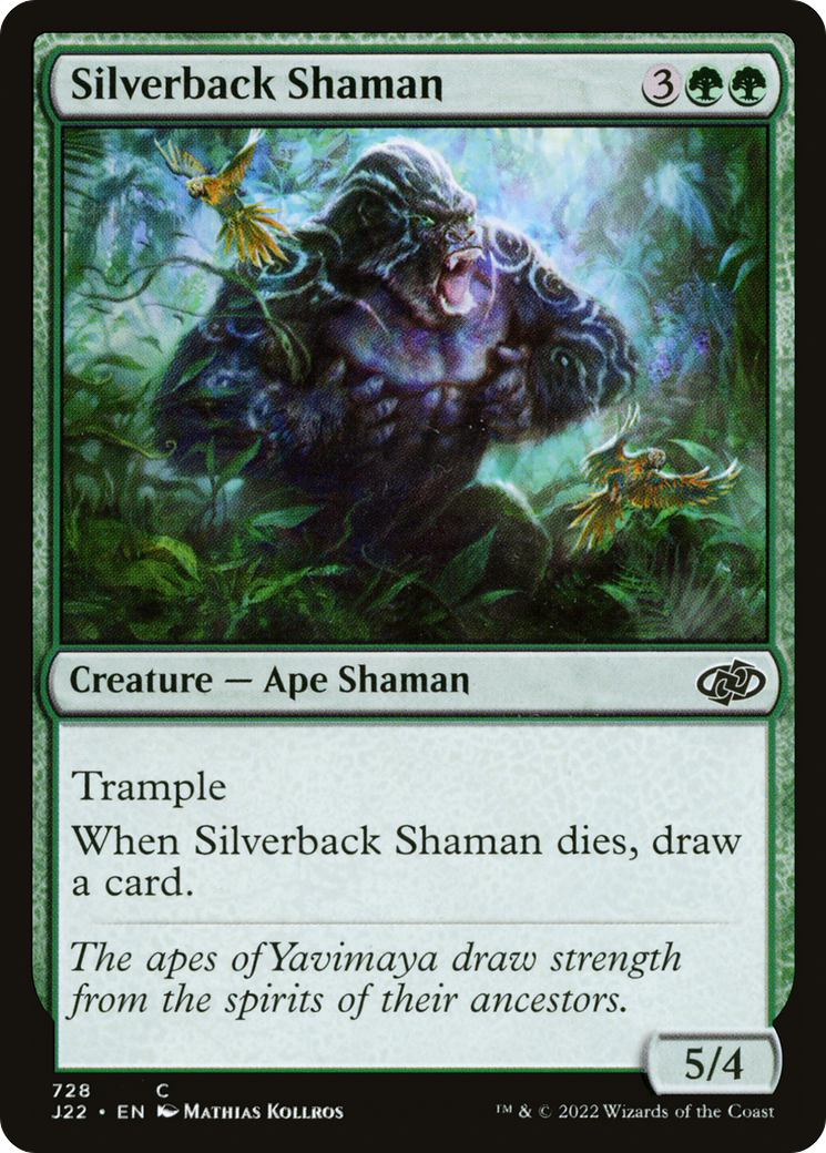 Silverback Shaman (J22-728) - Jumpstart 2022 - Premium MTG Single from Wizards of the Coast - Just $0.08! Shop now at Game Crave Tournament Store