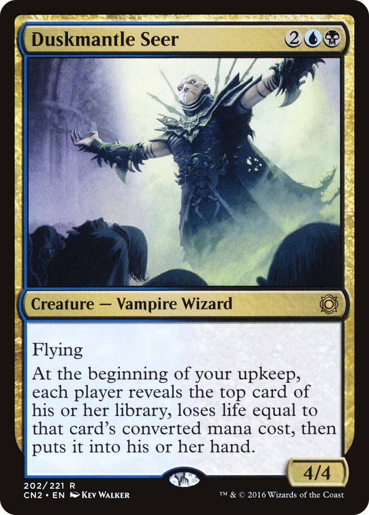 Duskmantle Seer (CN2-202) - Conspiracy: Take the Crown Foil - Premium MTG Single from Wizards of the Coast - Just $0.25! Shop now at Game Crave Tournament Store