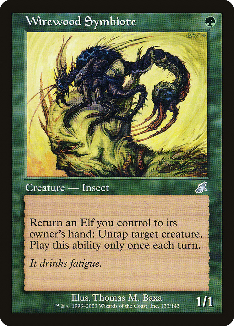 Wirewood Symbiote (SCG-133) - Scourge - Premium MTG Single from Wizards of the Coast - Just $0.94! Shop now at Game Crave Tournament Store