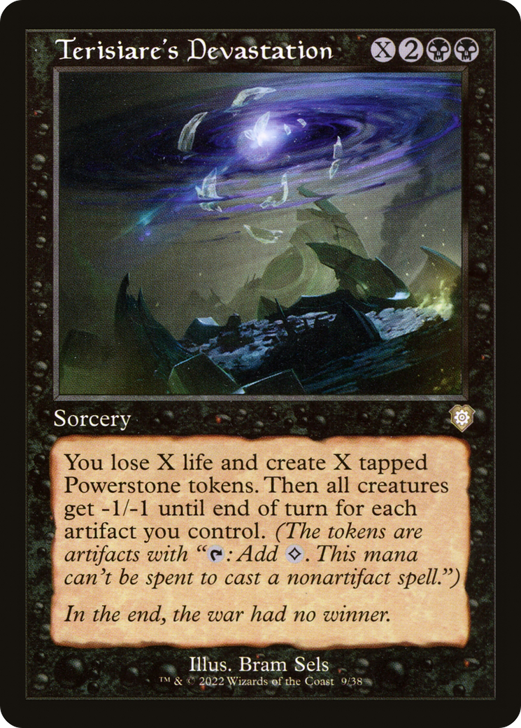 Terisiare's Devastation (BRC-009) - The Brothers' War Commander - Premium MTG Single from Wizards of the Coast - Just $0.08! Shop now at Game Crave Tournament Store