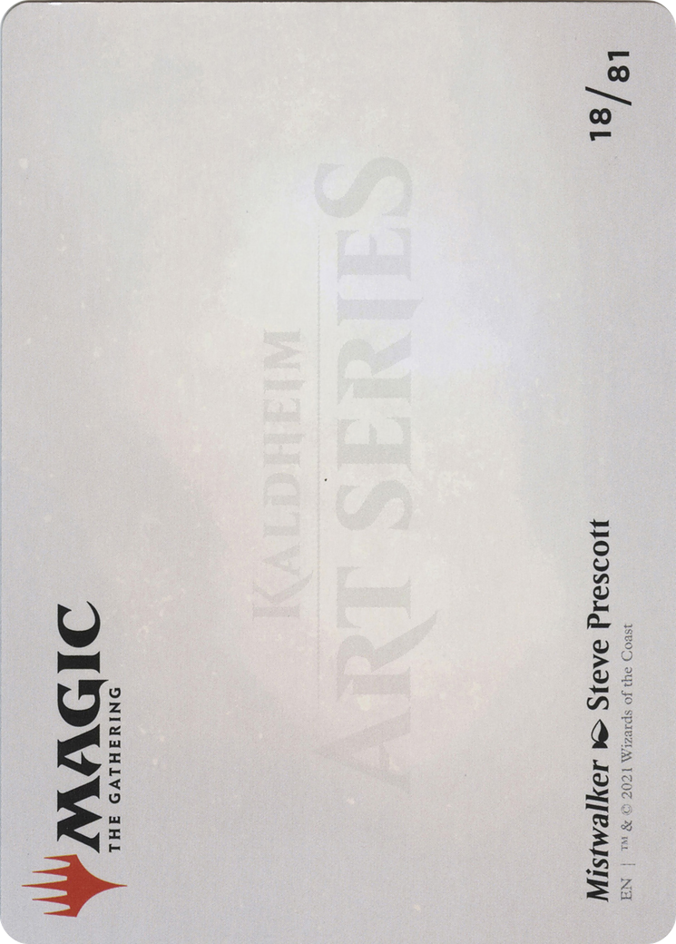 Mistwalker // Mistwalker (AKHM-018) - Kaldheim Art Series (Borderless) - Premium MTG Single from Wizards of the Coast - Just $0! Shop now at Game Crave Tournament Store