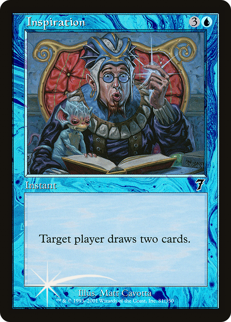 Inspiration (7ED-81★) - Seventh Edition Foil - Premium MTG Single from Wizards of the Coast - Just $0.64! Shop now at Game Crave Tournament Store
