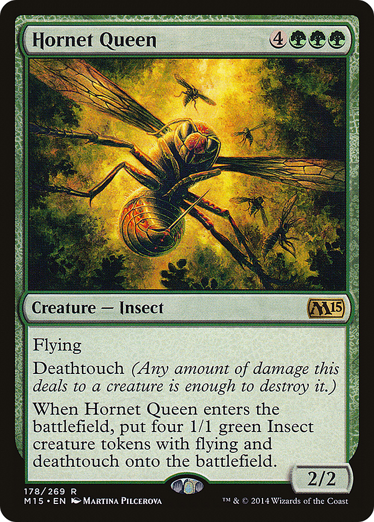 Hornet Queen (M15-178) - Magic 2015 Foil - Premium MTG Single from Wizards of the Coast - Just $1.73! Shop now at Game Crave Tournament Store