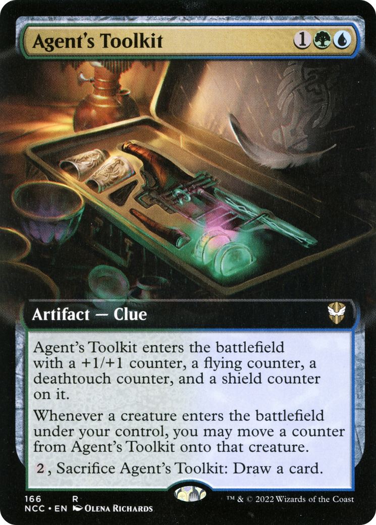 Agent's Toolkit (NCC-166) - New Capenna Commander: (Extended Art) - Premium MTG Single from Wizards of the Coast - Just $1.83! Shop now at Game Crave Tournament Store
