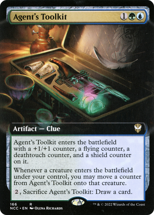 Agent's Toolkit (NCC-166) - New Capenna Commander: (Extended Art) - Premium MTG Single from Wizards of the Coast - Just $1.83! Shop now at Game Crave Tournament Store