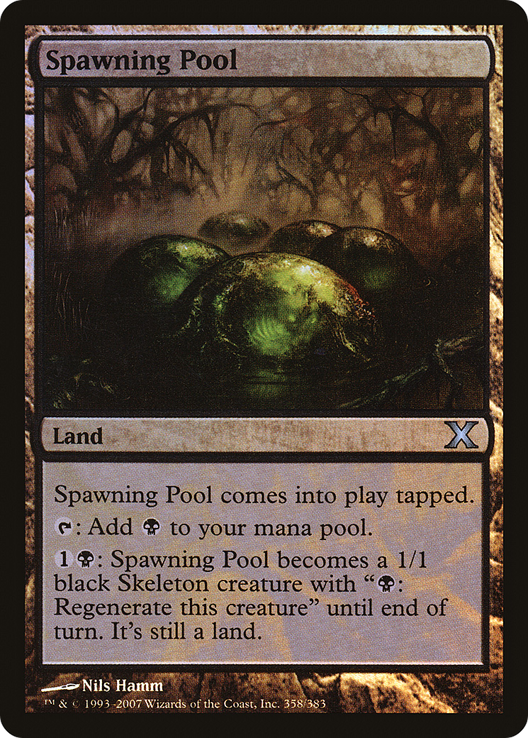 Spawning Pool (10E-358★) - Tenth Edition Foil - Premium MTG Single from Wizards of the Coast - Just $0.58! Shop now at Game Crave Tournament Store